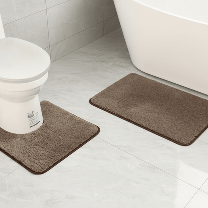 SOFTURA COMFORTMAT – Tapis de bain en microfibre duveteuse pour un confort sec et une tenue sûre