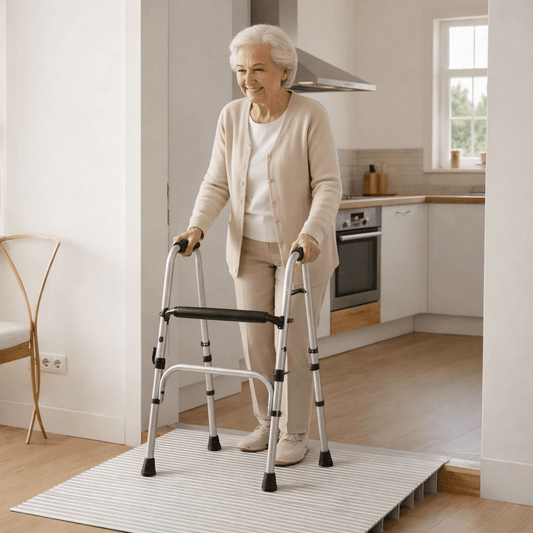 ALUACCESS – Leichte Aluminium Schwellenrampe für sicheren barrierefreien Zugang