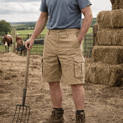 Pantaloncini MAVERICK - Comodi pantaloncini cargo con molte tasche per uomo