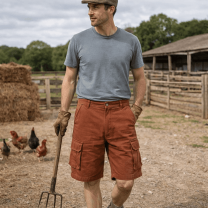 Pantaloncini MAVERICK - Comodi pantaloncini cargo con molte tasche per uomo