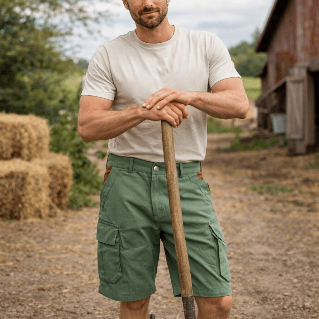 Pantaloncini MAVERICK - Comodi pantaloncini cargo con molte tasche per uomo