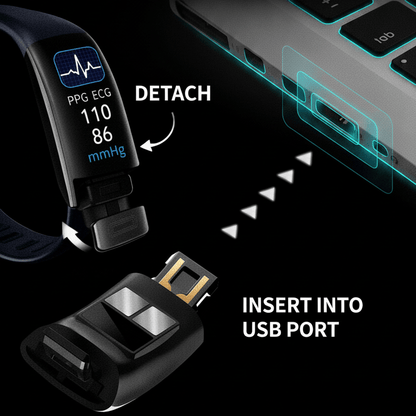 BIOWATCH – Smartwatch with ECG, blood pressure, and sleep monitoring