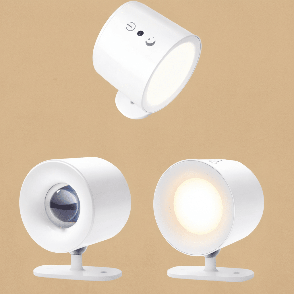 GLOWFREE – Wireless LED wall lamp with warm light