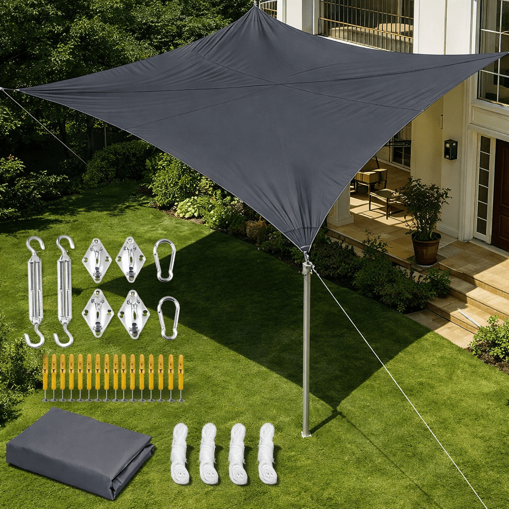 SUNSAIL – Voile d’ombrage imperméable avec protection UV pour terrasse et balcon