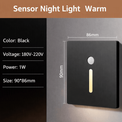 LUMISTEP – LED-Wandleuchte mit Bewegungssensor für sichere Beleuchtung