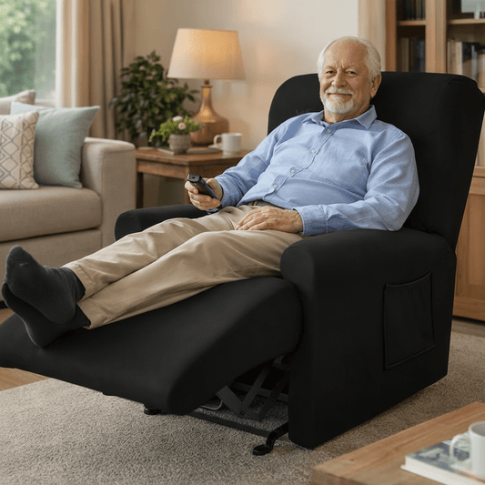 SOFTSEAT – Housse de fauteuil relax 2 places avec porte-gobelets, épaisse et résistante