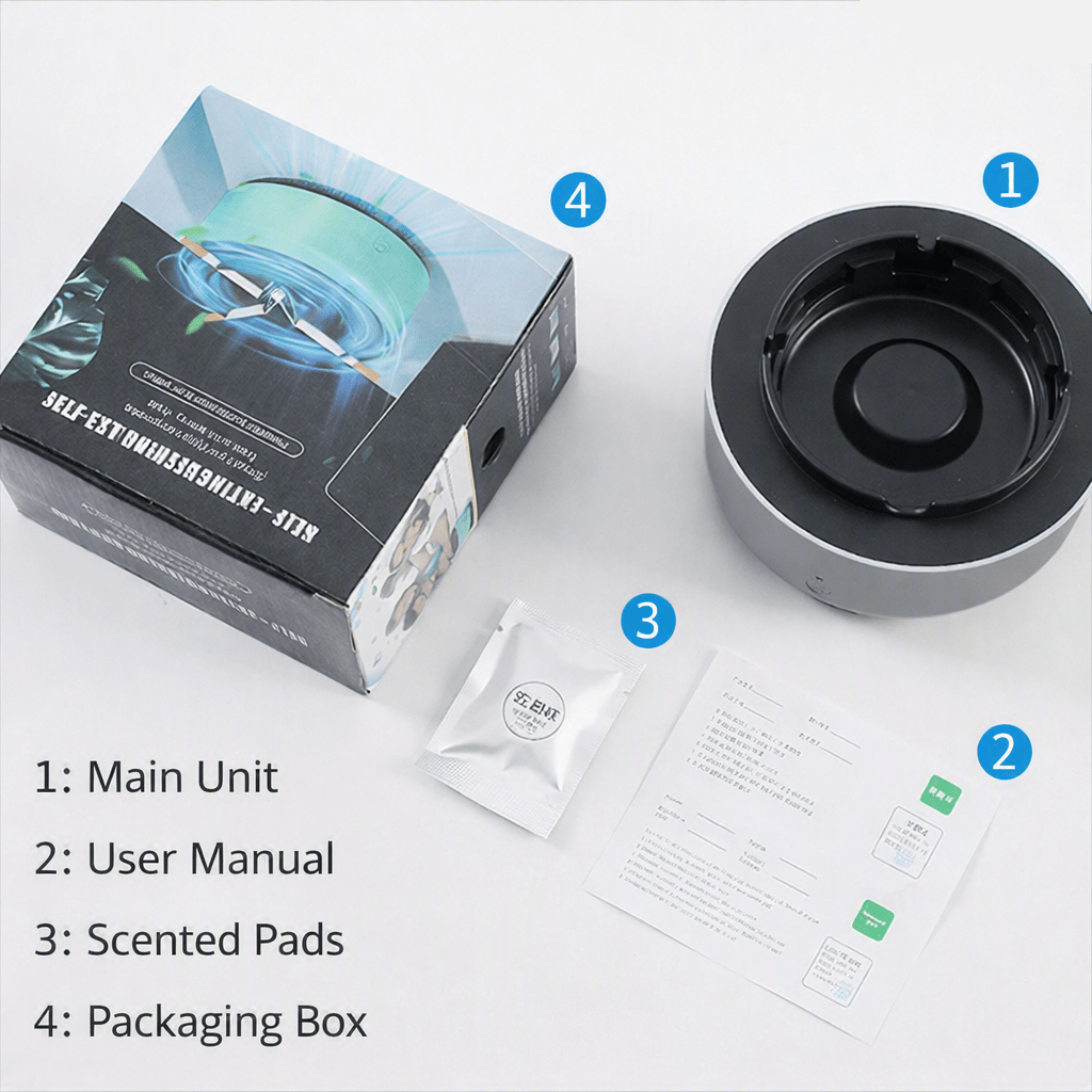 BREATHEON – Advanced air purifier with a modern, elegant design against smoke