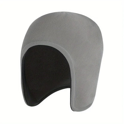 CYCLOTHERM – Gorro doble de forro polar con protección para orejas para ciclismo al aire libre y deportes de invierno