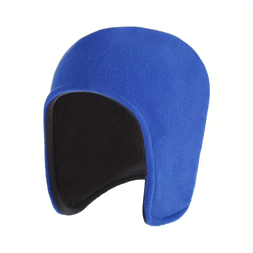 CYCLOTHERM – Gorro doble de forro polar con protección para orejas para ciclismo al aire libre y deportes de invierno