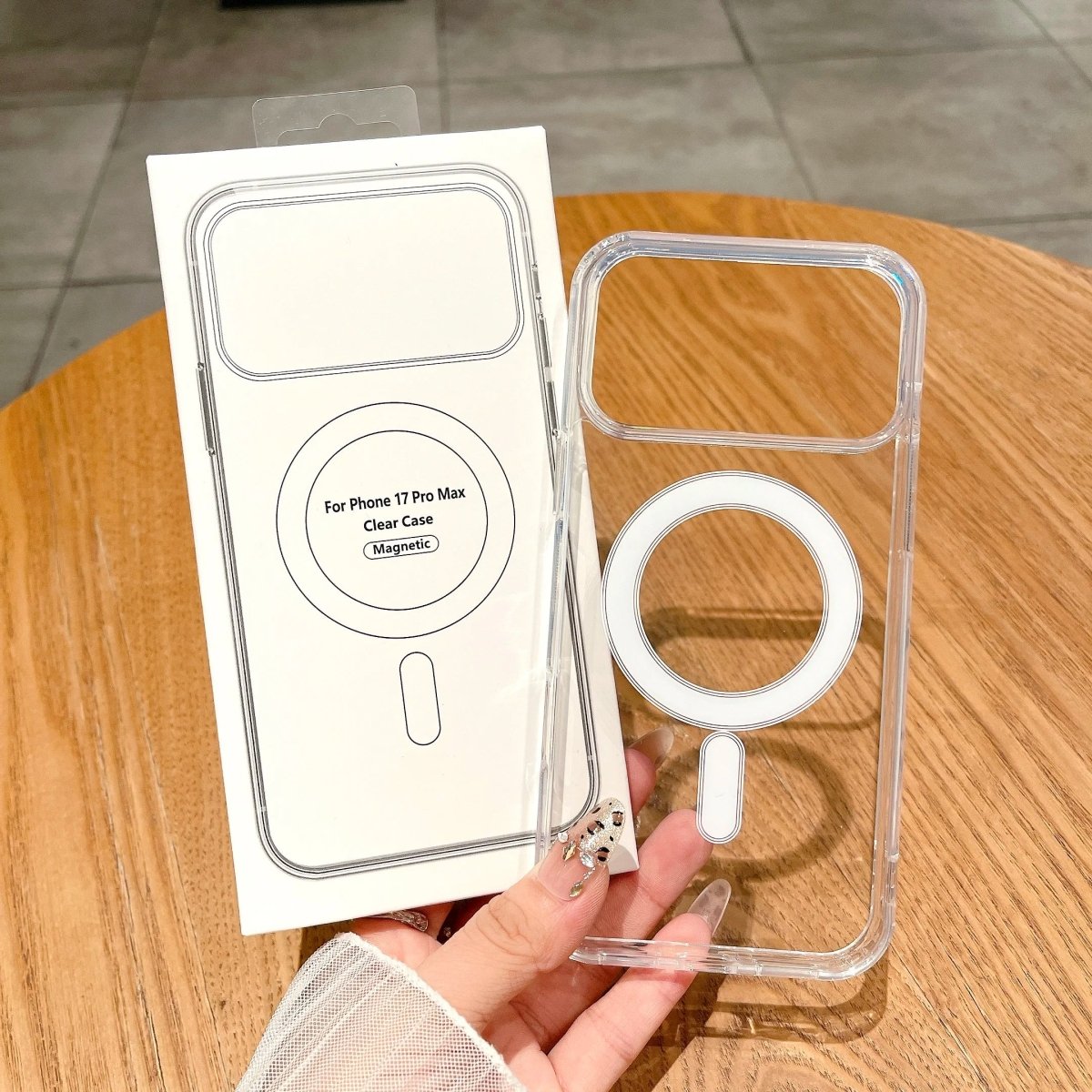 CrystalMag – Transparente MagSafe-kompatible Hülle für die iPhone 11-17-Serie 0