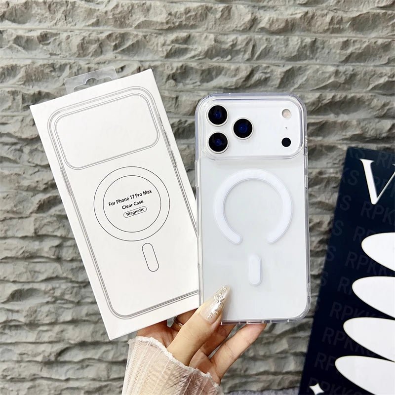 CrystalMag – Transparente MagSafe-kompatible Hülle für die iPhone 11-17-Serie 1
