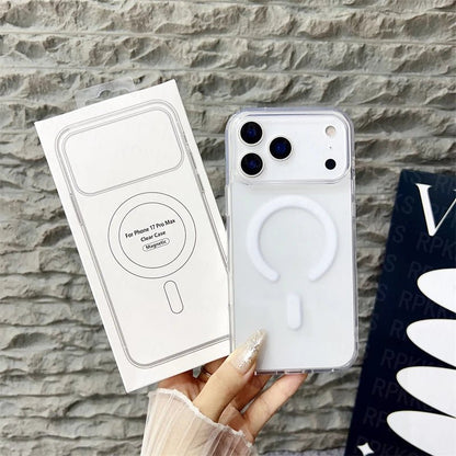 CrystalMag – Transparente MagSafe-kompatible Hülle für die iPhone 11-17-Serie 1