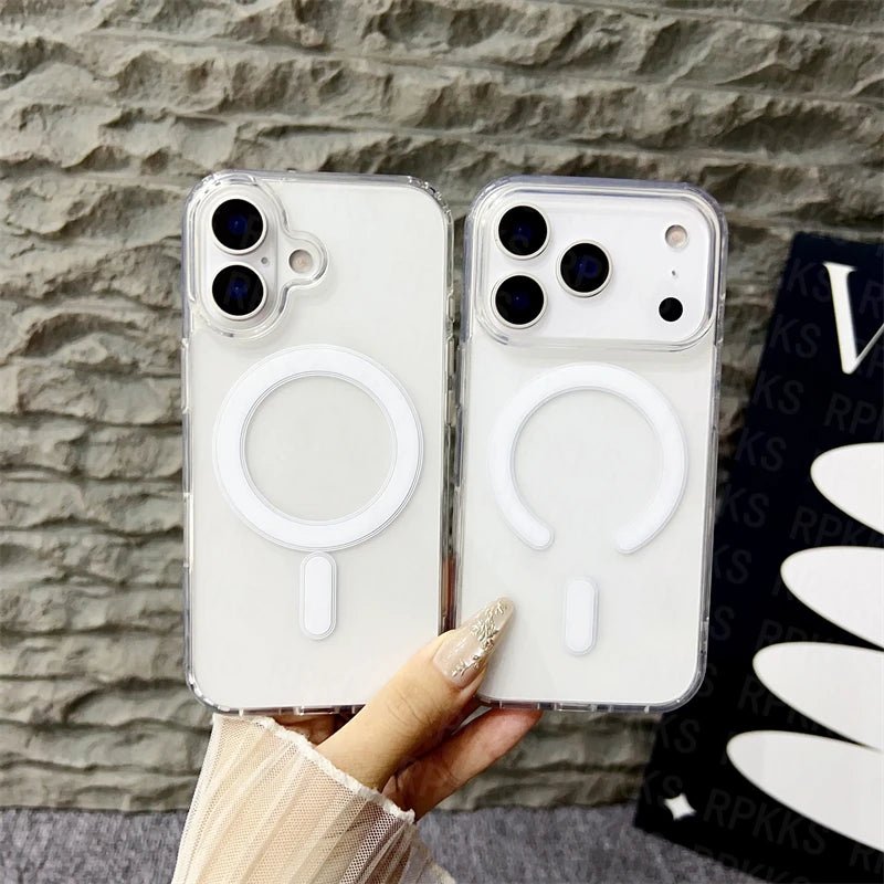 CrystalMag – Transparente MagSafe-kompatible Hülle für die iPhone 11-17-Serie 2