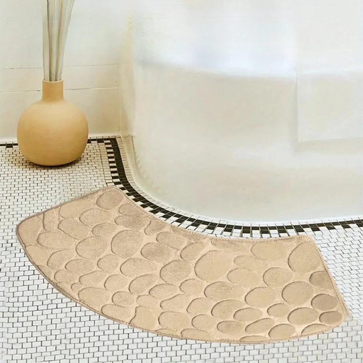 CURVESOFT BATH MAT – Bath Mat for Comfort & Safety in the Bathroom
