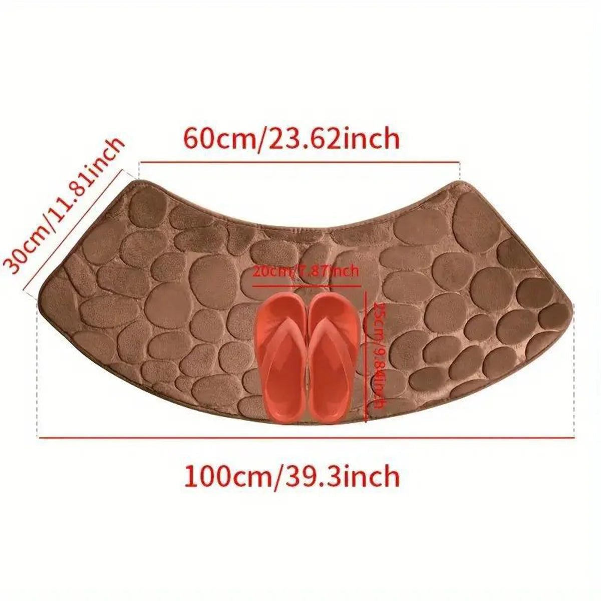 CURVESOFT BATH MAT – Bath Mat for Comfort & Safety in the Bathroom