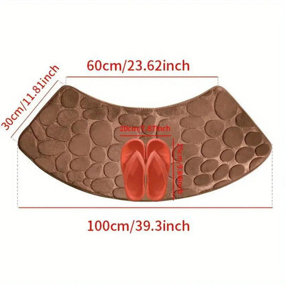 CURVESOFT BATH MAT – Bath Mat for Comfort & Safety in the Bathroom