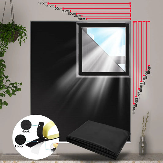 SCHATTENFLEX – op maat aanpasbaar verduisteringsgordijn met 100% lichtblokkering