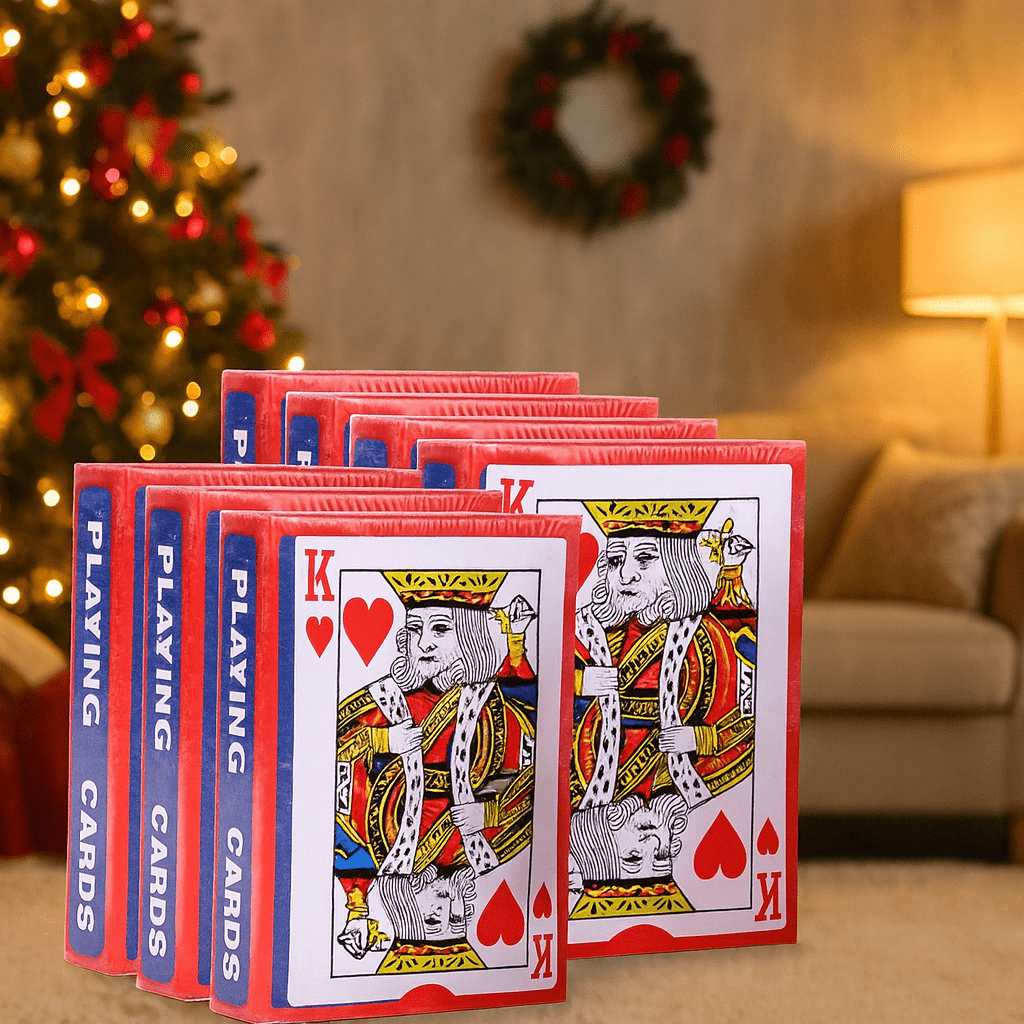 DEAL SET – Klassisches 54-Karten-Spielkartenset mit grauem Kern für Poker- und Spieleabende 1