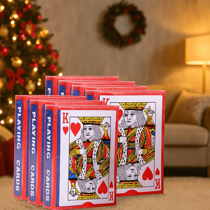 DEAL SET – Klassisches 54-Karten-Spielkartenset mit grauem Kern für Poker- und Spieleabende 1