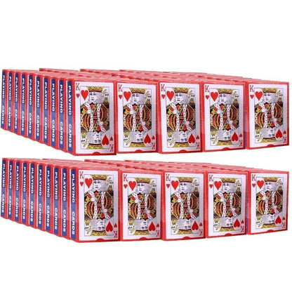 DEAL SET – Klassisches 54-Karten-Spielkartenset mit grauem Kern für Poker- und Spieleabende 13