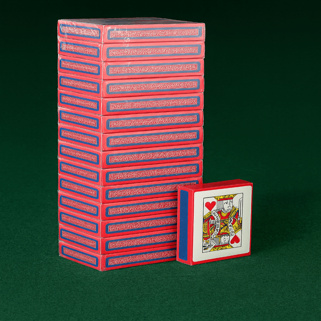 DEAL SET – Klassisches 54-Karten-Spielkartenset mit grauem Kern für Poker- und Spieleabende 2