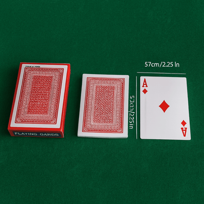 DEAL SET – Klassisches 54-Karten-Spielkartenset mit grauem Kern für Poker- und Spieleabende 3