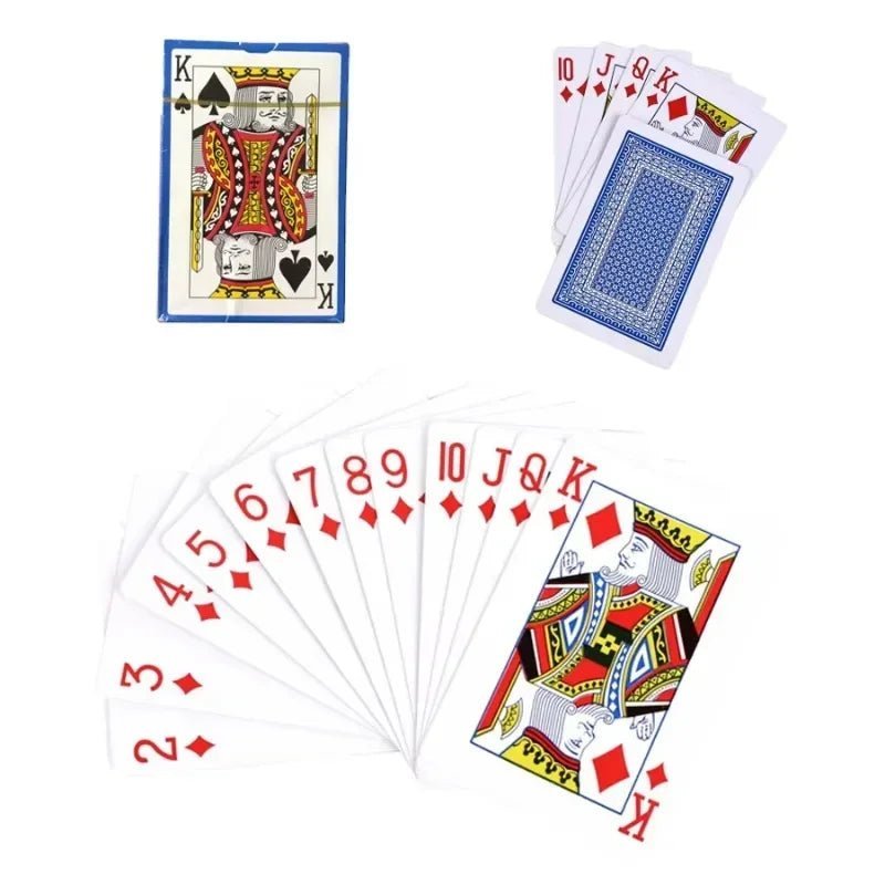 DEAL SET – Klassisches 54-Karten-Spielkartenset mit grauem Kern für Poker- und Spieleabende 8