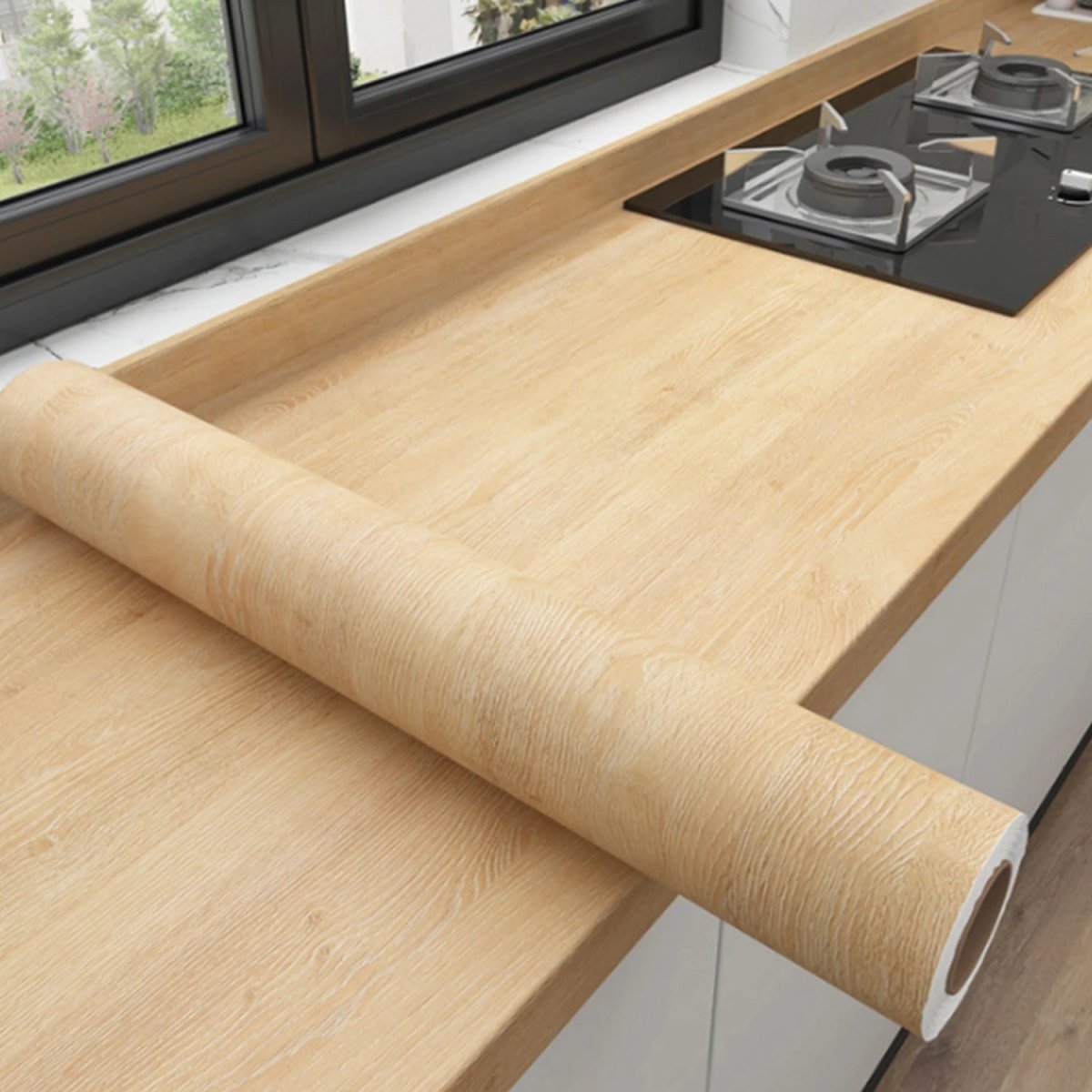 DECOCRAFT – Hochwertige selbstklebende Holztapete für die schnelle Wohnungsrenovierung 11