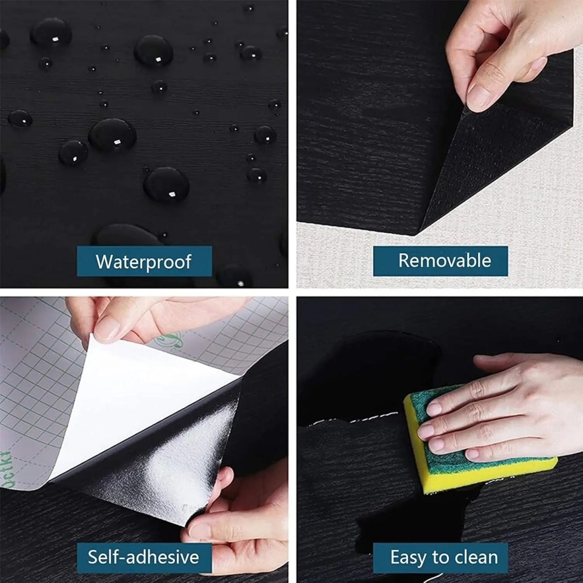 DECOCRAFT – Hochwertige selbstklebende Holztapete für die schnelle Wohnungsrenovierung 5