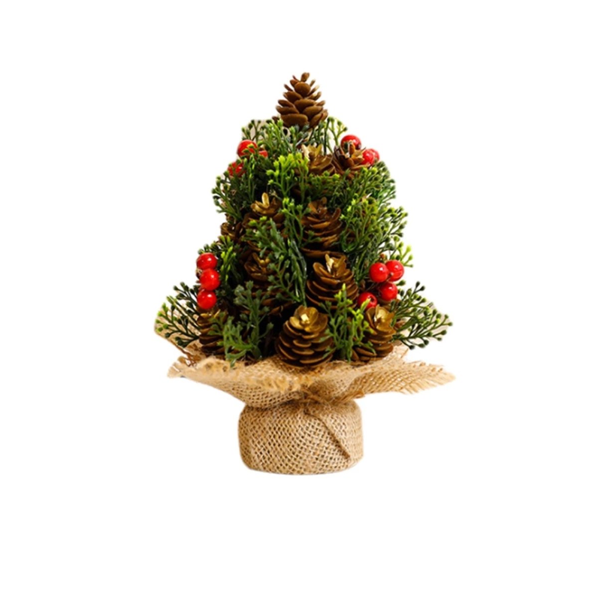 DECOFIR – Realistisches Weihnachts-Desktop-Display mit stabilem Standfuß 4