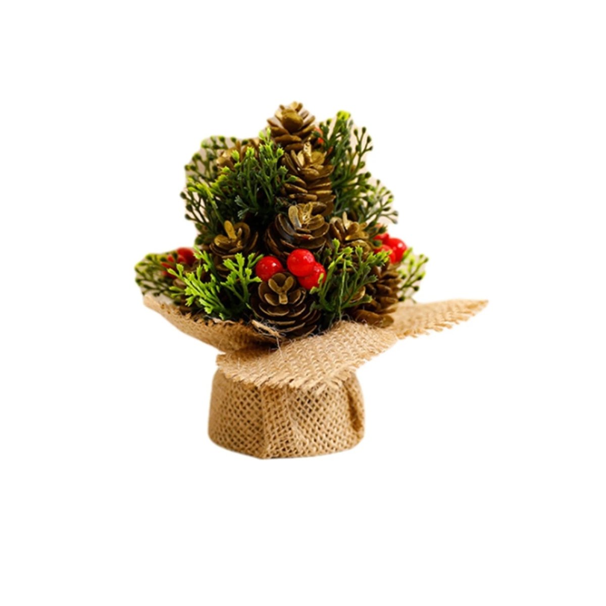 DECOFIR – Realistisches Weihnachts-Desktop-Display mit stabilem Standfuß 6