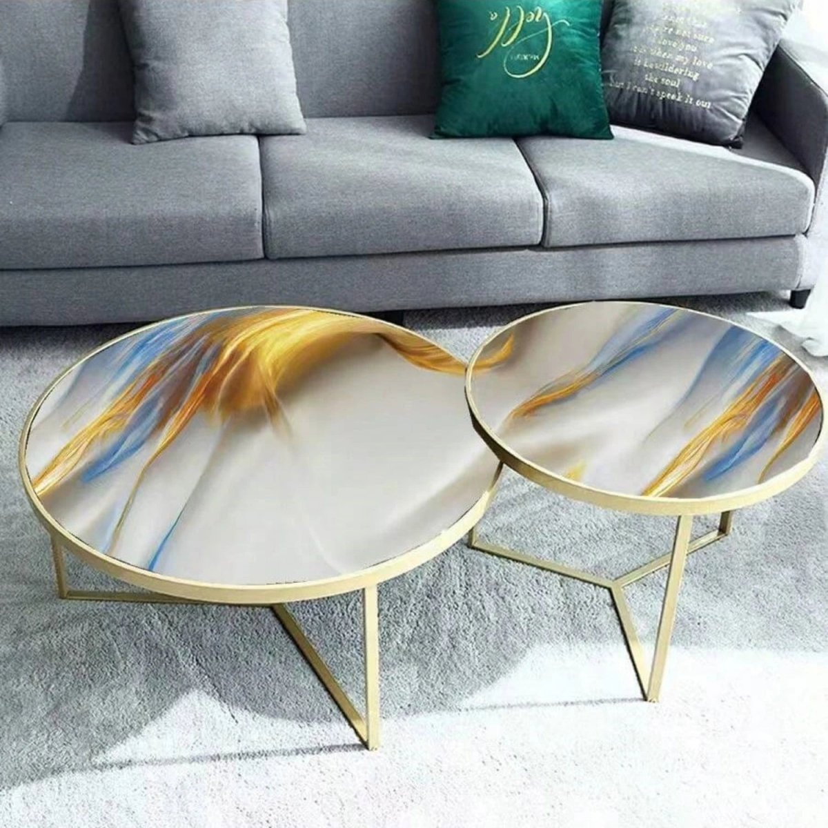 DECOGLIDE – Selbstklebende, wasserfeste Marmorfolie für Schränke und Tische 3