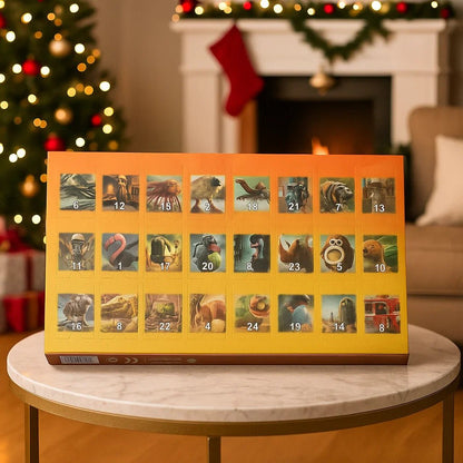 DECORCOUNT – 24-teiliger Adventskalender für festliche Weihnachtsdekoration 0