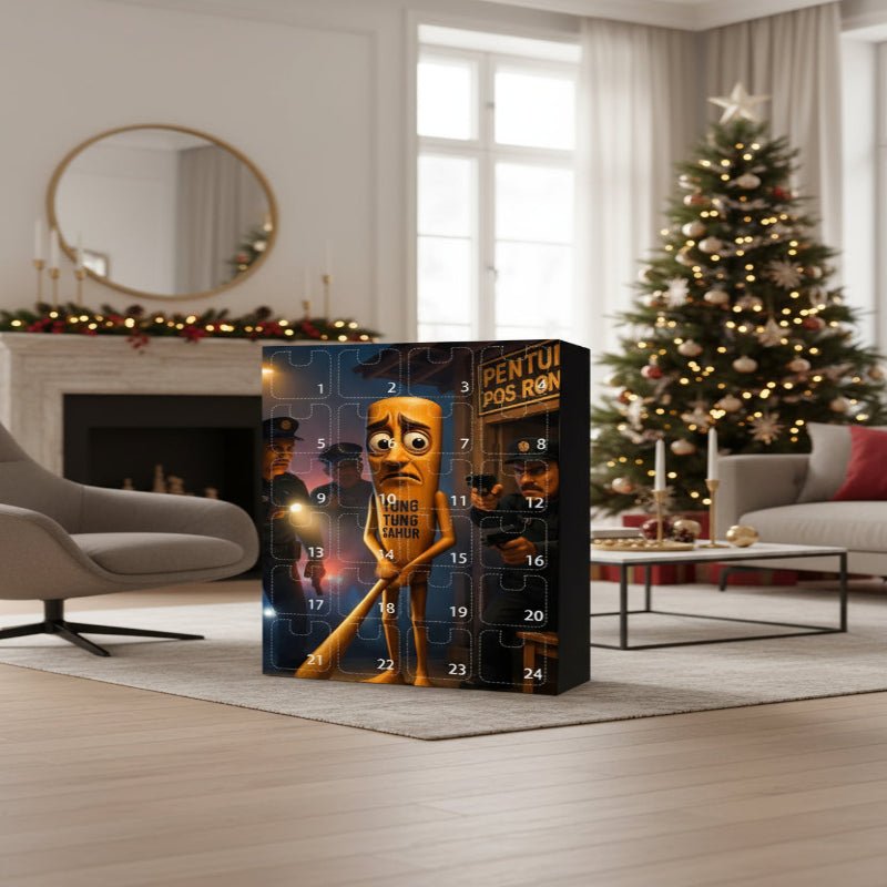 DECORCOUNT – 24-teiliger Adventskalender für festliche Weihnachtsdekoration 1