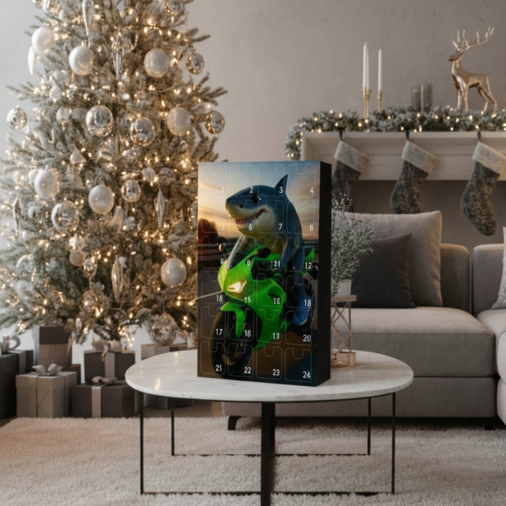 DECORCOUNT – 24-teiliger Adventskalender für festliche Weihnachtsdekoration 8