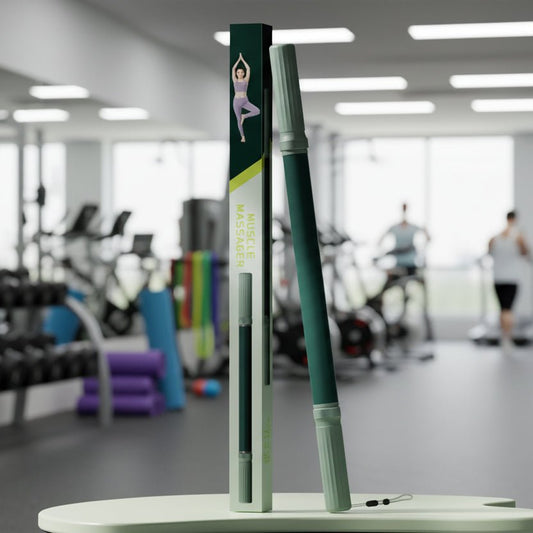 DEEPZEN – Premium Yoga Stick Muskelmassagerolle für Tiefengewebsmassage 0