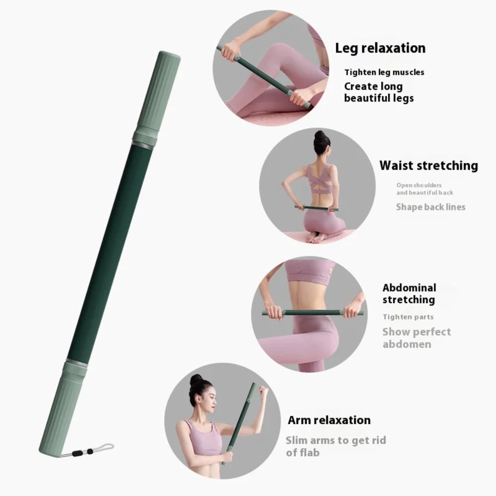 DEEPZEN – Premium Yoga Stick Muskelmassagerolle für Tiefengewebsmassage 5