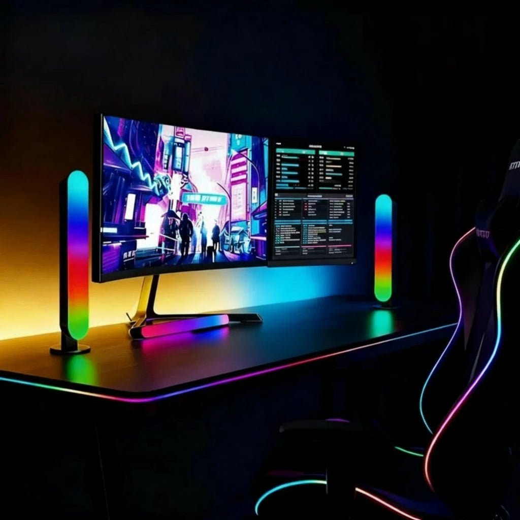 DESKGLOW – USB-RGB-Lichtleiste für stimmungsvolles Desktop-Ambiente 1