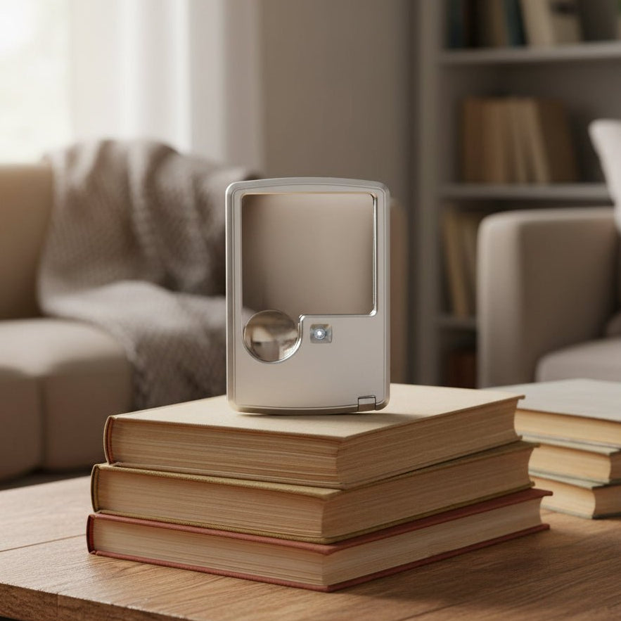 DETAILGLOW – LED-Taschenlupe mit 3-fachem/6-fachem Präzisionszoom 1