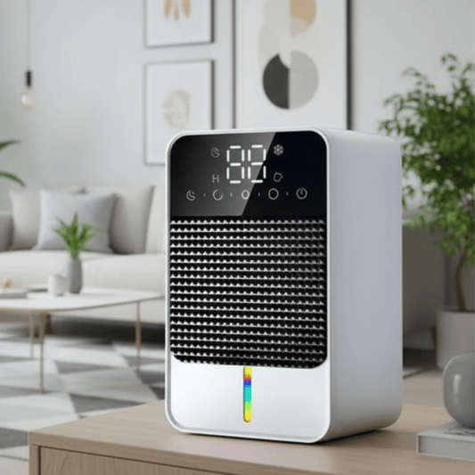 DEWREMOVE – 25-W-Luftentfeuchter mit 1500 ml Fassungsvermögen und intelligenter Touch-Steuerung 0