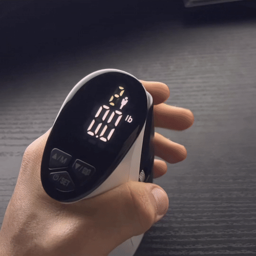 PowerGrip Pro - Digitales Griffkraftmessgerät mit LED-Anzeige zur Handstärkung-3