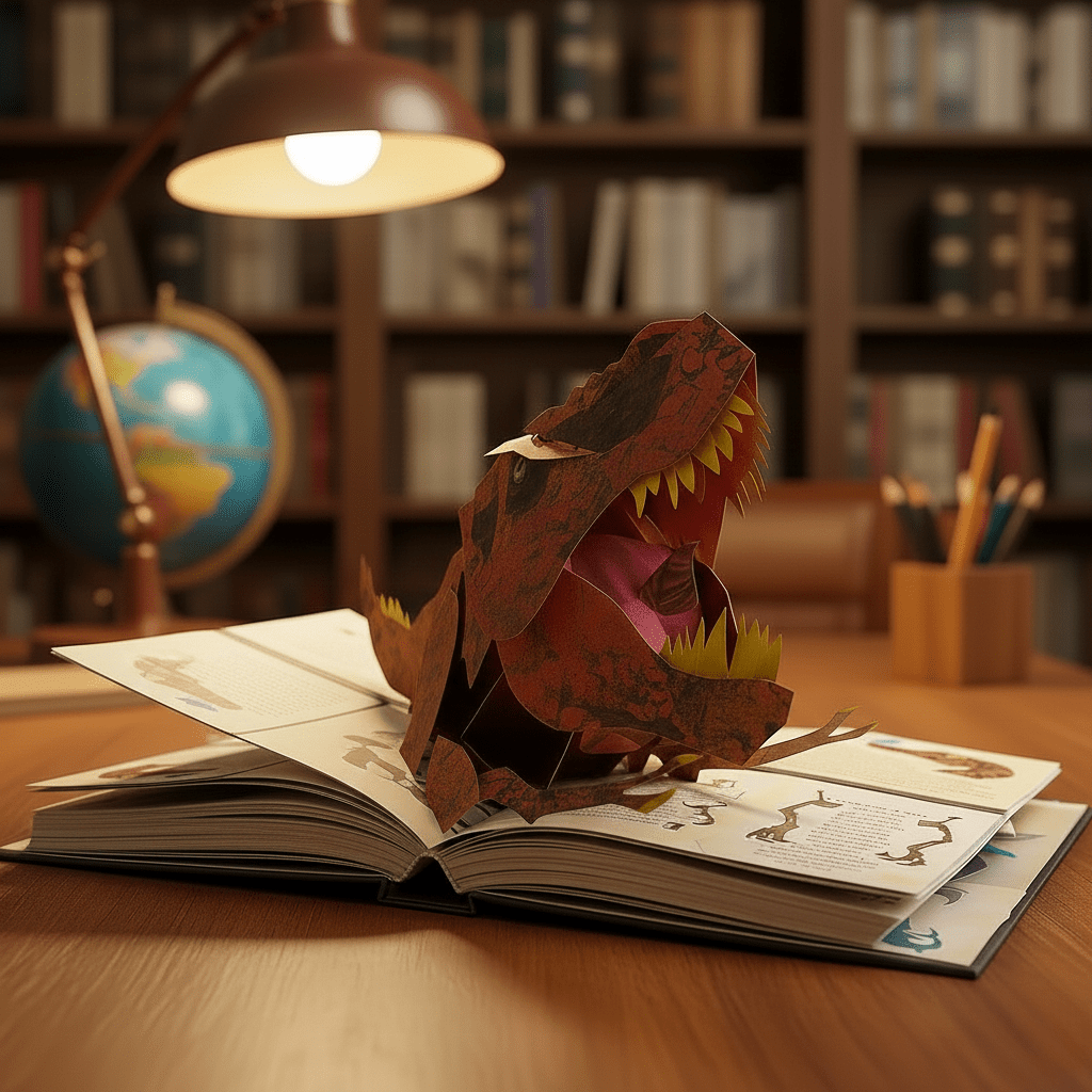 DINOPOP – 3D-Pop-Up-Dinosaurierbuch mit atemberaubenden Illustrationen und aktualisierten Fakten 0