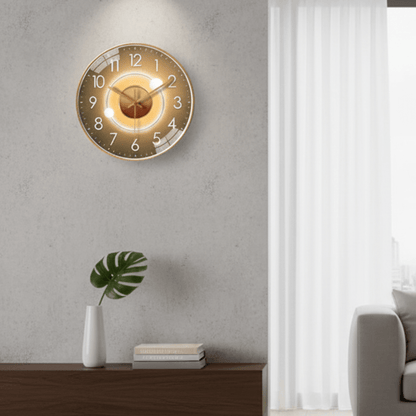 TICKLESS – Reloj de pared silencioso con esfera minimalista y acabado elegante