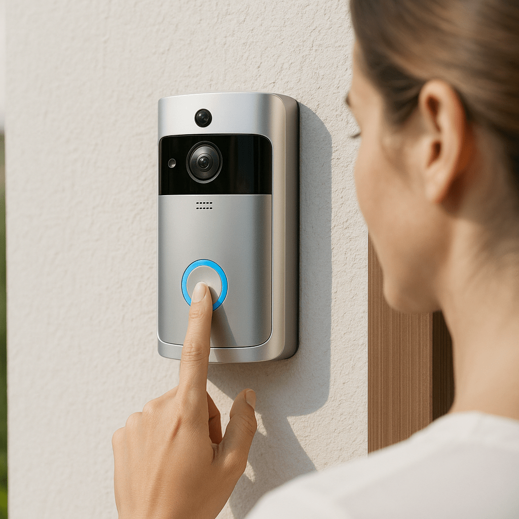 DOORWISE – Intelligente Video-Türklingelkamera für Zuhause mit HD-Nachtsicht und Zwei-Wege-Audio 2