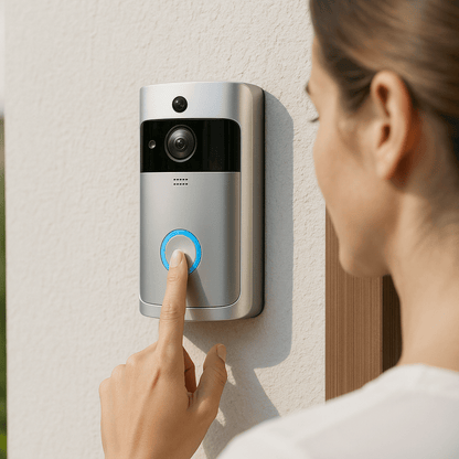 DOORWISE – Intelligente Video-Türklingelkamera für Zuhause mit HD-Nachtsicht und Zwei-Wege-Audio 2