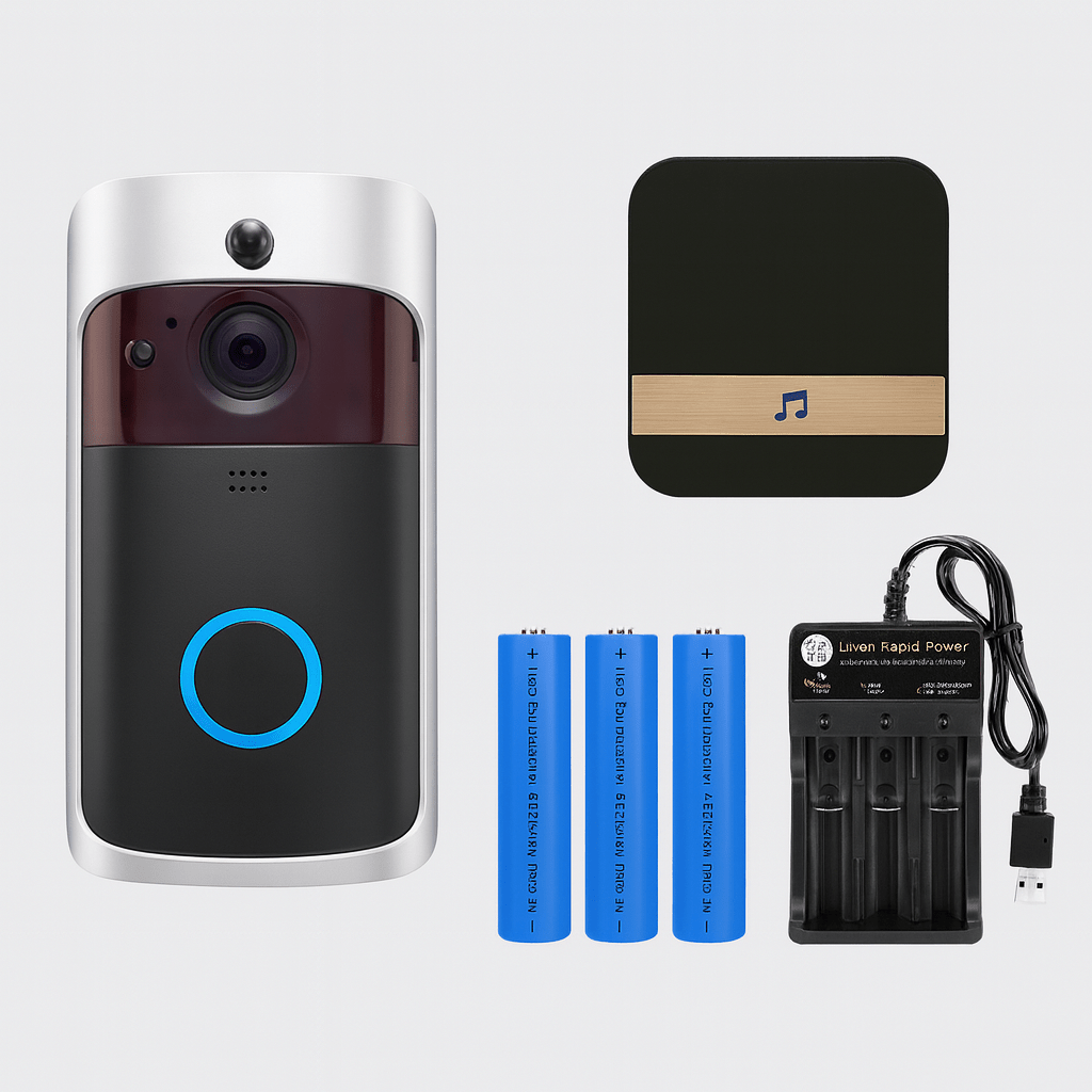 DOORWISE – Intelligente Video-Türklingelkamera für Zuhause mit HD-Nachtsicht und Zwei-Wege-Audio 7