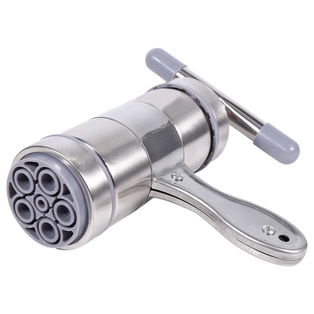 DOUGHEX – Manuelle Nudelmaschine aus Edelstahl mit 5 austauschbaren Formköpfen 4