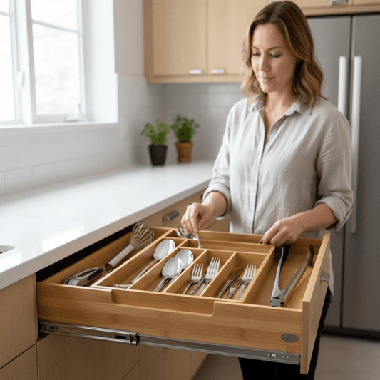 DRAWER FLEX – Verstellbarer, umweltfreundlicher Schubladenorganizer 1