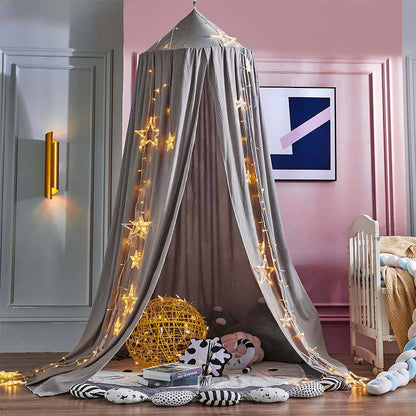 DREAMNEST – Hängender Betthimmel für Kinder mit weichem Stoffdesign 11