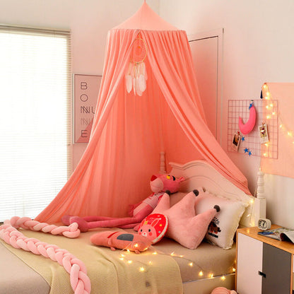DREAMNEST – Hängender Betthimmel für Kinder mit weichem Stoffdesign 8